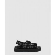 구찌 크리스탈 GG 샌들 701158