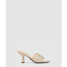 구찌 GG 미드힐 슬라이드 샌들 747245