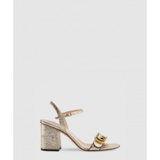 구찌 레더 미드힐 샌들 453379