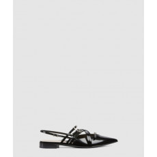 구찌 스트랩 플랫 슈즈 796015