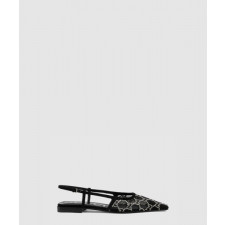 구찌 슬링백 플랫 슈즈 771662