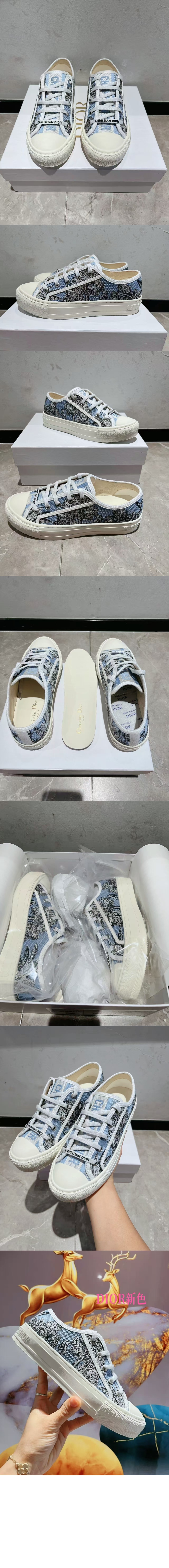 디올 Dioriviera Walk'n'Dior 스니커즈 KCK21