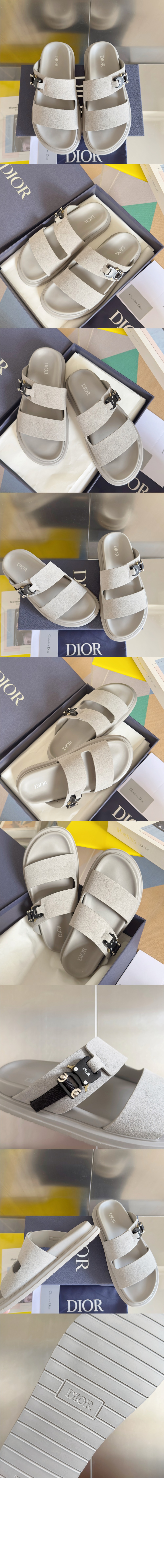 디올 Aqua 샌들 3SA12
