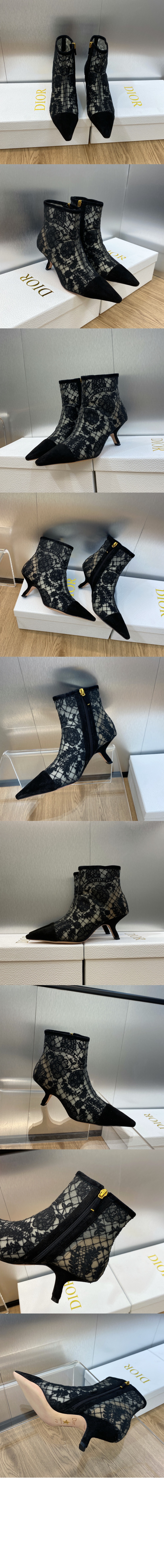 디올 Capture 힐 앵클 부츠 KDI86