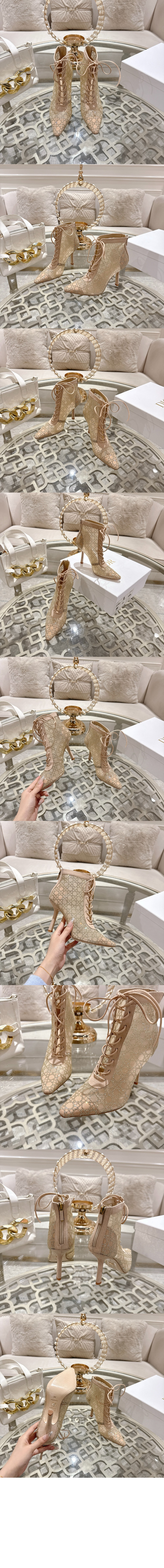 디올 Capture 힐 앵클 부츠 KCT13