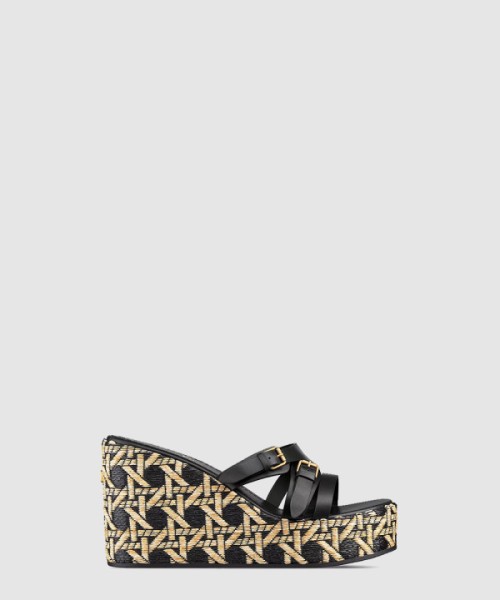 디올 L Amazone Dior 웨지힐 뮬 KCO26