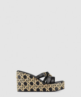 디올 L Amazone Dior 웨지힐 뮬 KCO26