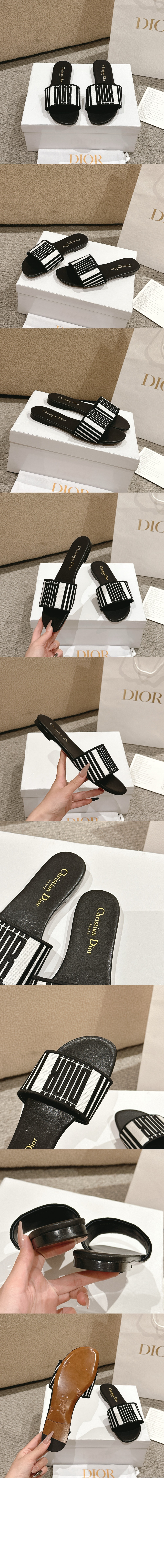 디올 Dway 코튼 슬라이더 KCQ16