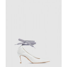 디올 D-Journey 레이스업 펌프스 KDV32