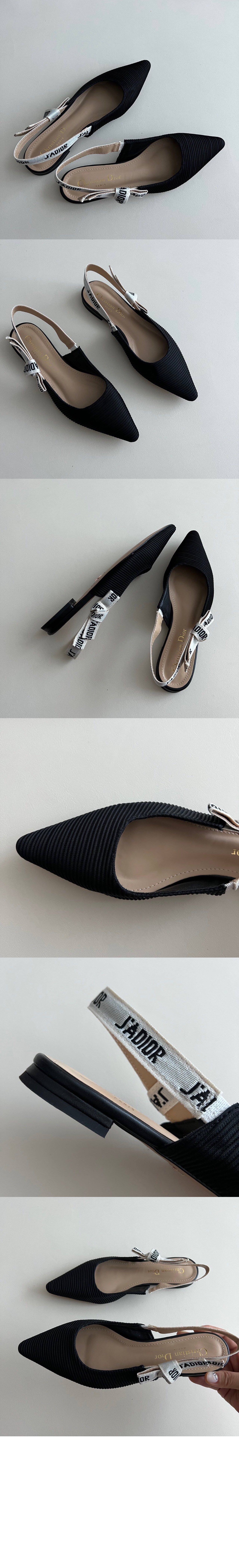 디올 JAdior 슬링백 플랫 KCB384