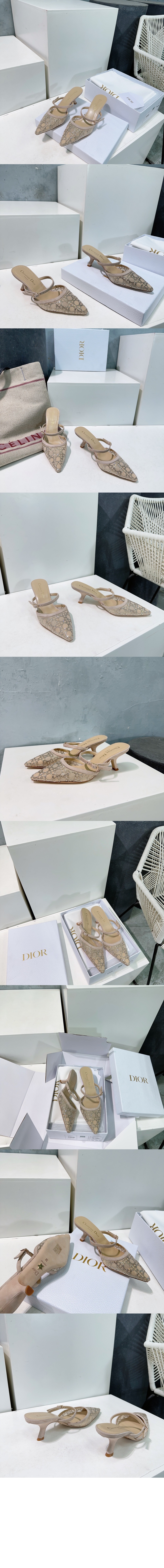 디올 Capture 힐 뮬 KDV29