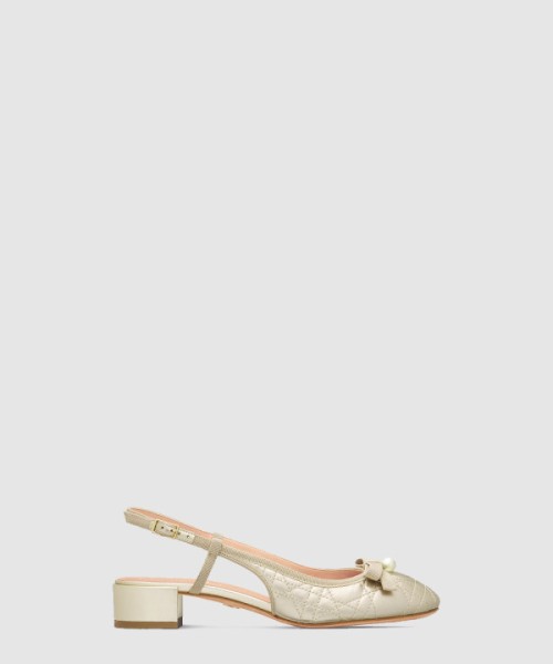 디올 Ballet 슬링백 펌프스 KDB96