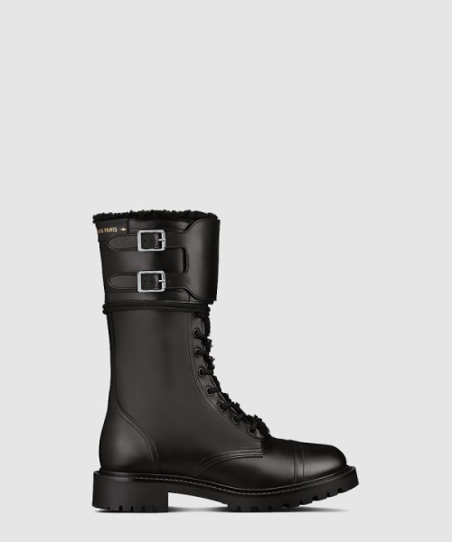 디올 D-Trap 양가죽 가죽 부츠 KCI779