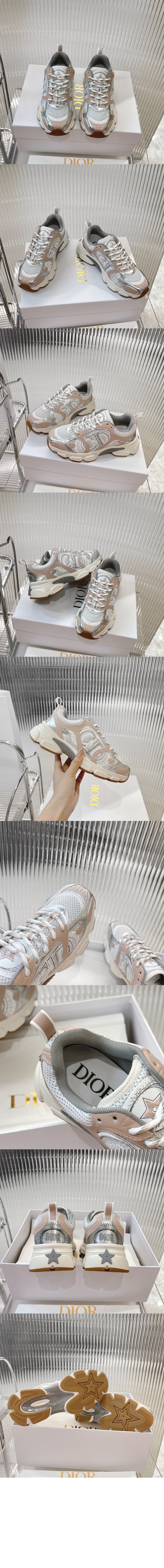 디올 Chrono 스니커즈 KCK414