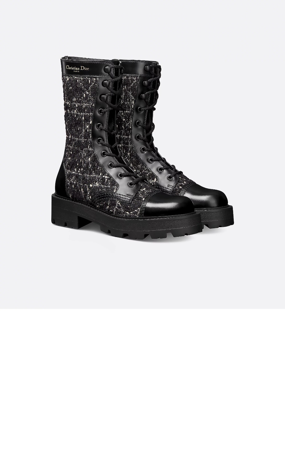 디올 D-Unit 앵클 부츠 KCT13