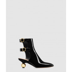 디올 블랙 송아지 가죽 힐 부츠 KCT037