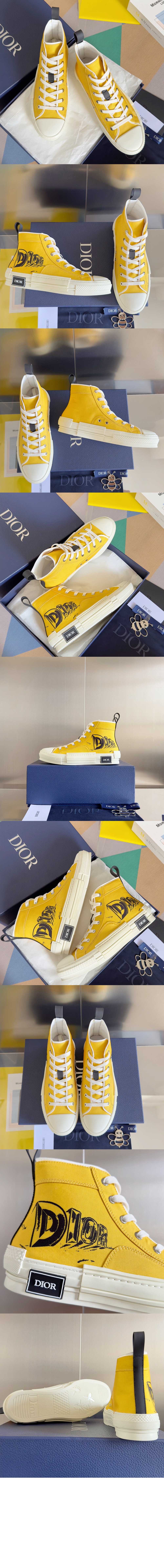 디올 B23 하이탑 스니커즈 3SH12