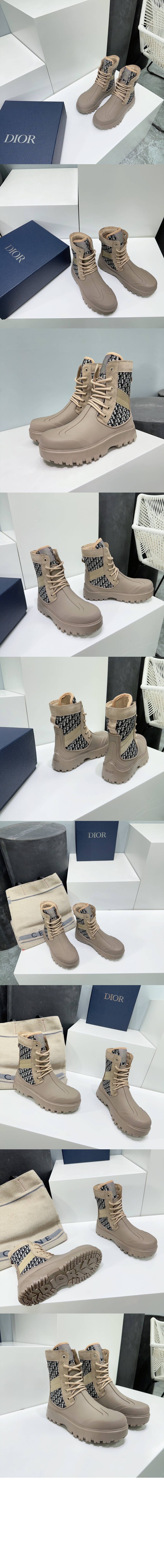 디올 GARDEN 레이스업 부츠 3BO31