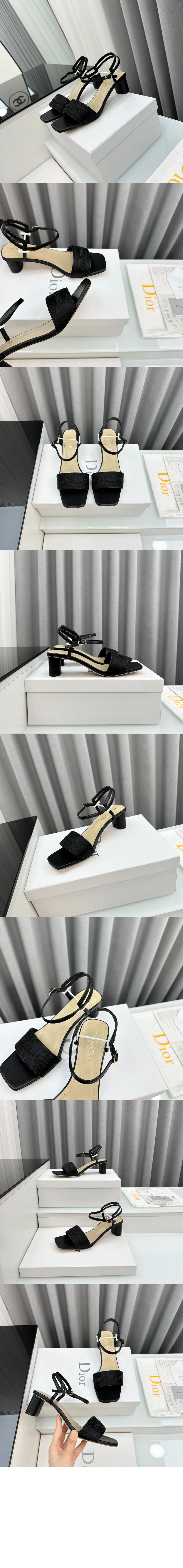 디올 Dway 힐 샌들 KDQ89