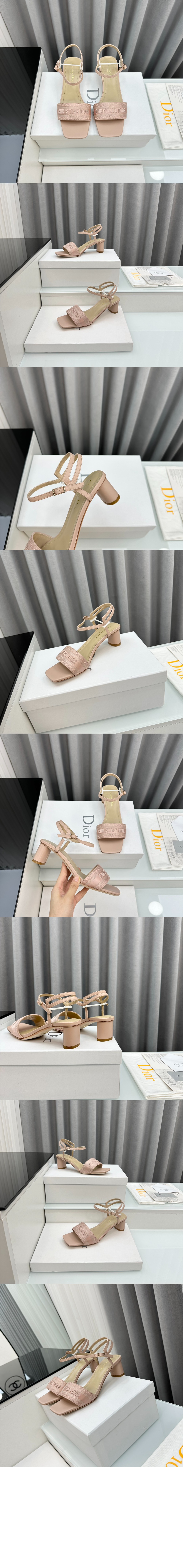 디올 Dway 힐 샌들 KDQ89