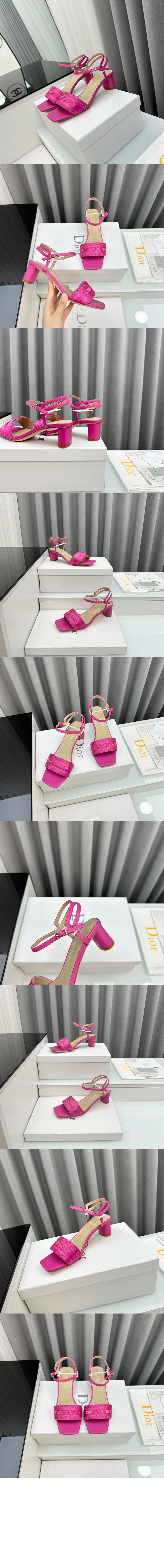 디올 Dway 힐 샌들 KDQ89