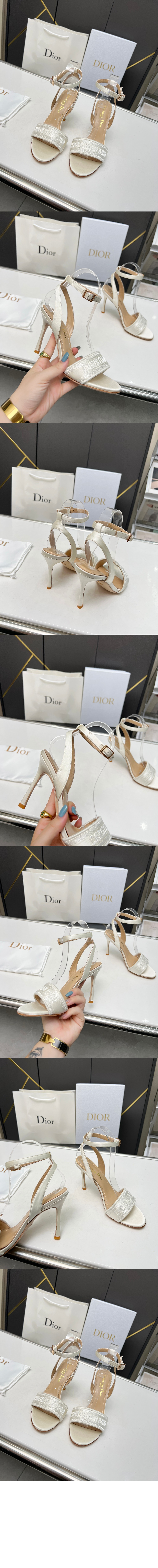 디올 DWAY 힐 샌들 KDQ70