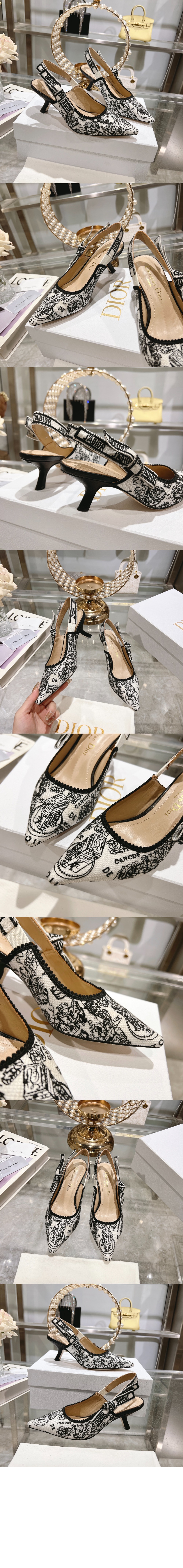 디올 Slingback 펌프스 KCP86