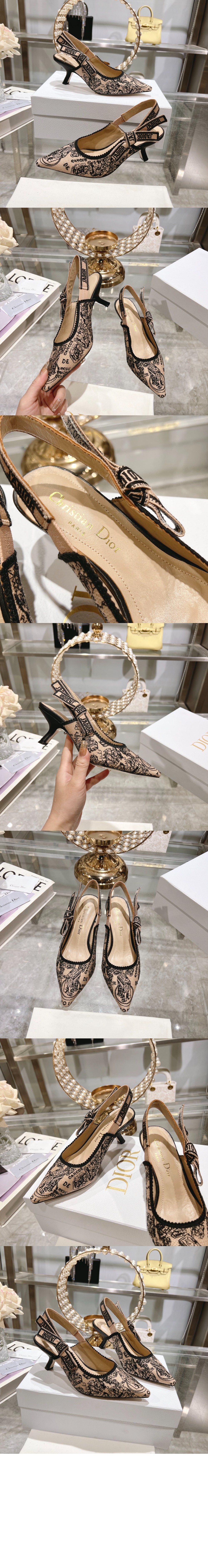 디올 Slingback 펌프스 KCP86