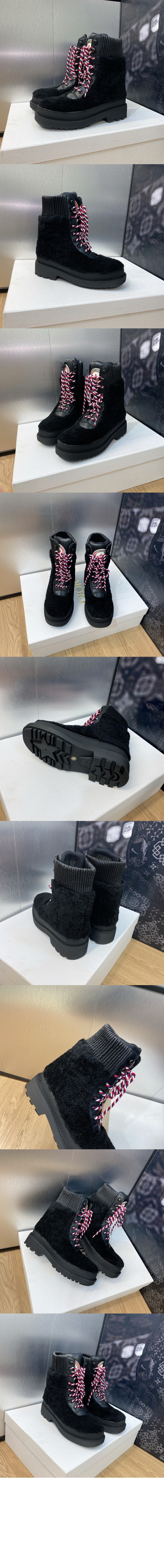 디올 D-Hike 앵클 부츠 KDI81