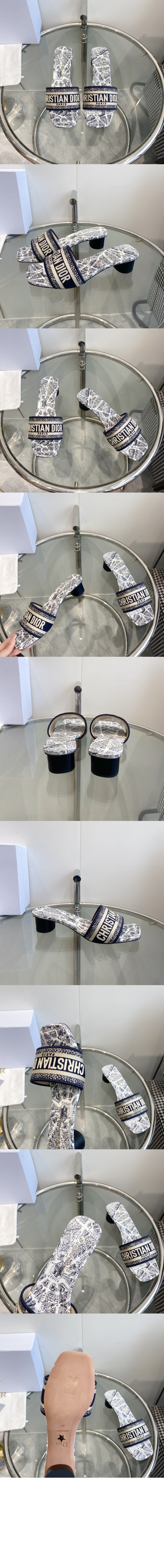 디올 Dway 뮬 힐 KCQ90