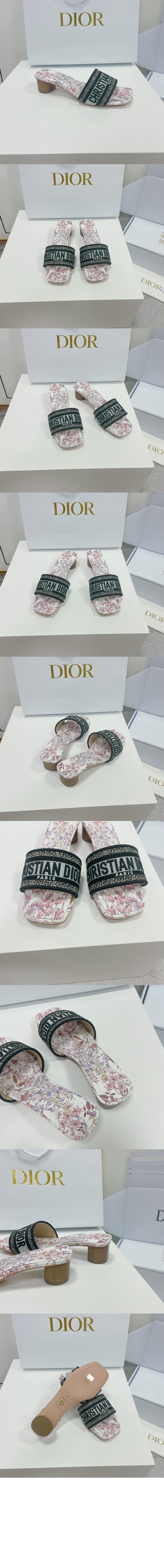 디올 Dway 뮬 힐 KCQ90