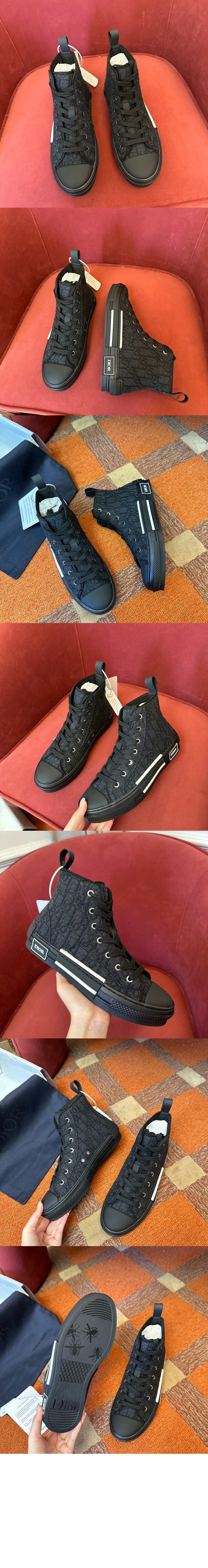 디올 B23 하이탑 스니커즈 3SH12