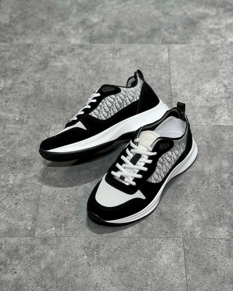 디올 B25 러너 스니커즈 - 블랙