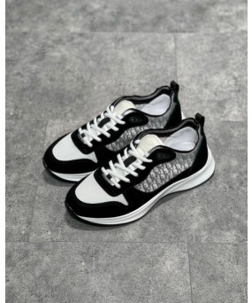 디올 B25 러너 스니커즈 - 블랙