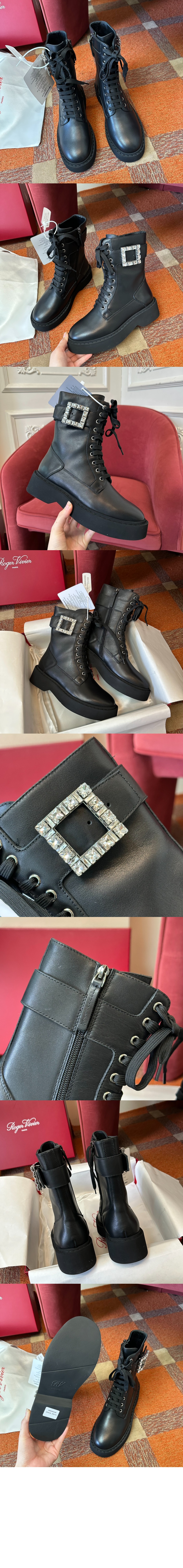 로저비비에 비브 레인저 컴뱃 부츠 7404