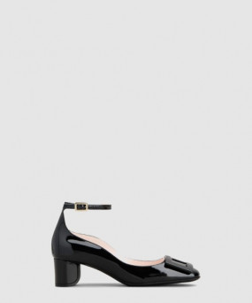 로저비비에 앵클 스트랩 U 룩 펌프스 7614
