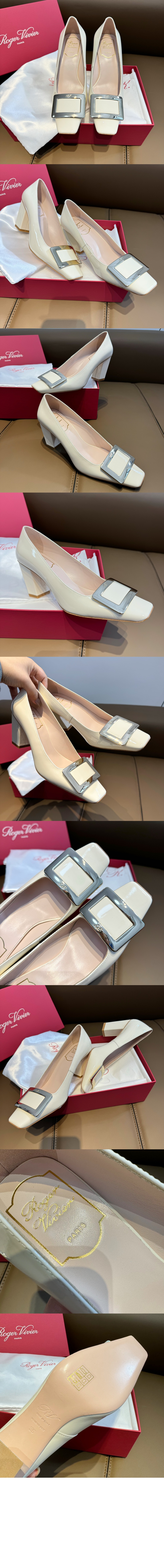 로저비비에 벨 비비에 메탈 버클 펌프스 7130