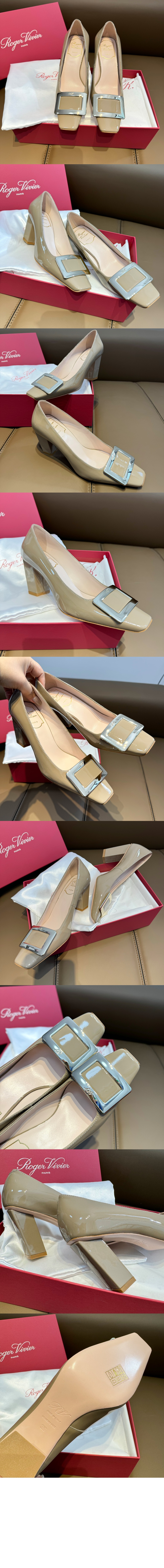 로저비비에 벨 비비에 메탈 버클 펌프스 7130