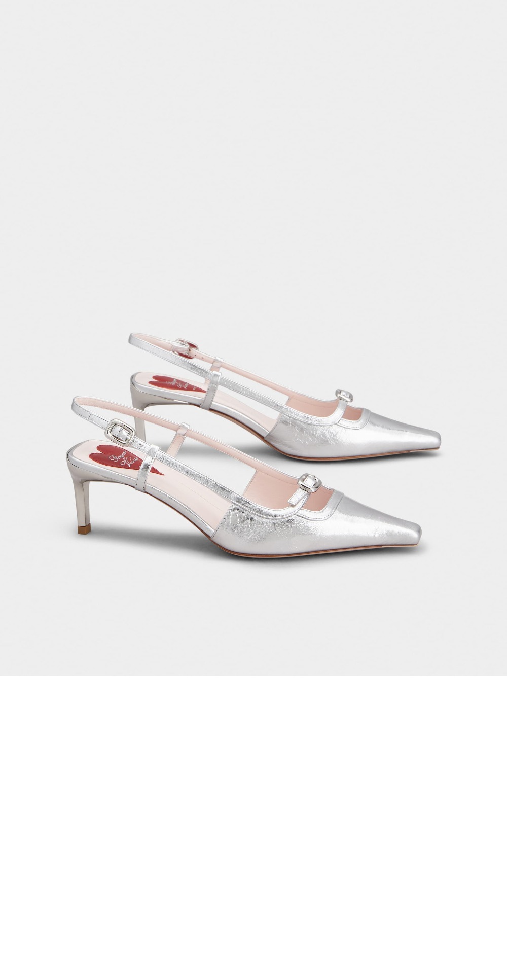 로저비비에 가죽 슬링백 펌프스 7223