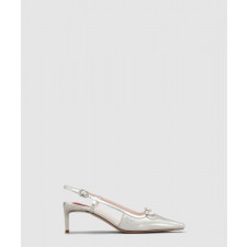 로저비비에 가죽 슬링백 펌프스 7223