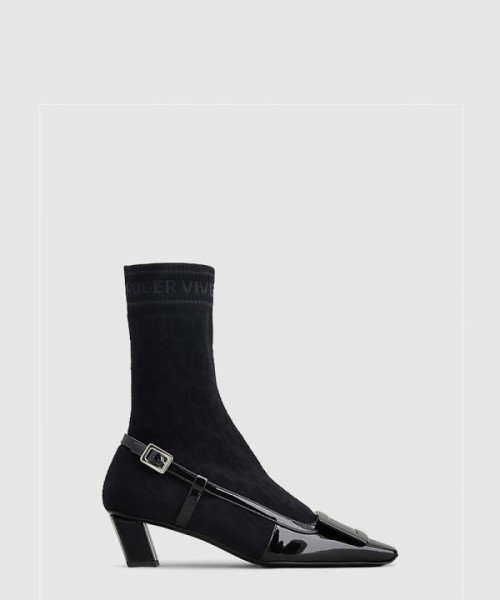 로저비비에 벨 비비에르 페이턴트 레더 삭스 부츠 0063