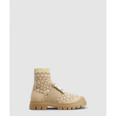 로저비비에 다이아몬드 버클 텍스타일 앵클 부츠 6283