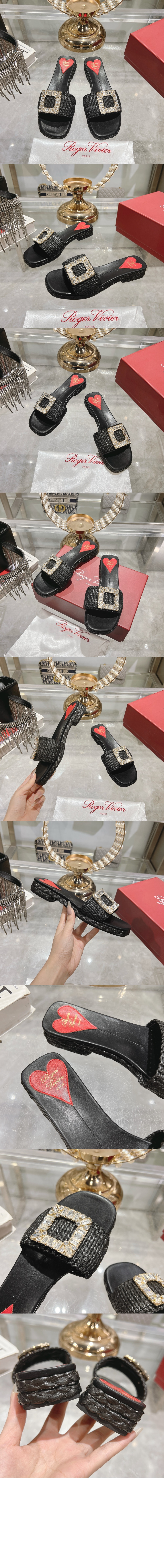 로저비비에 에스파드리유 뮬 7744