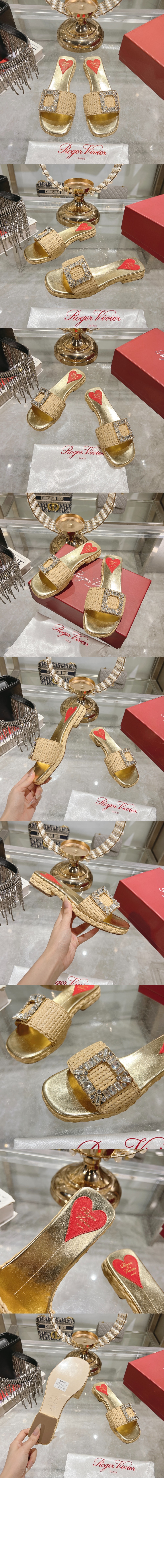 로저비비에 에스파드리유 뮬 7744