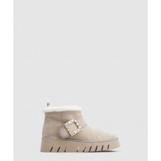 로저비비에 페이턴트 가죽 앵클 부츠 7163