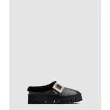 로저비비에 페이턴트 가죽 앵클 부츠 7163