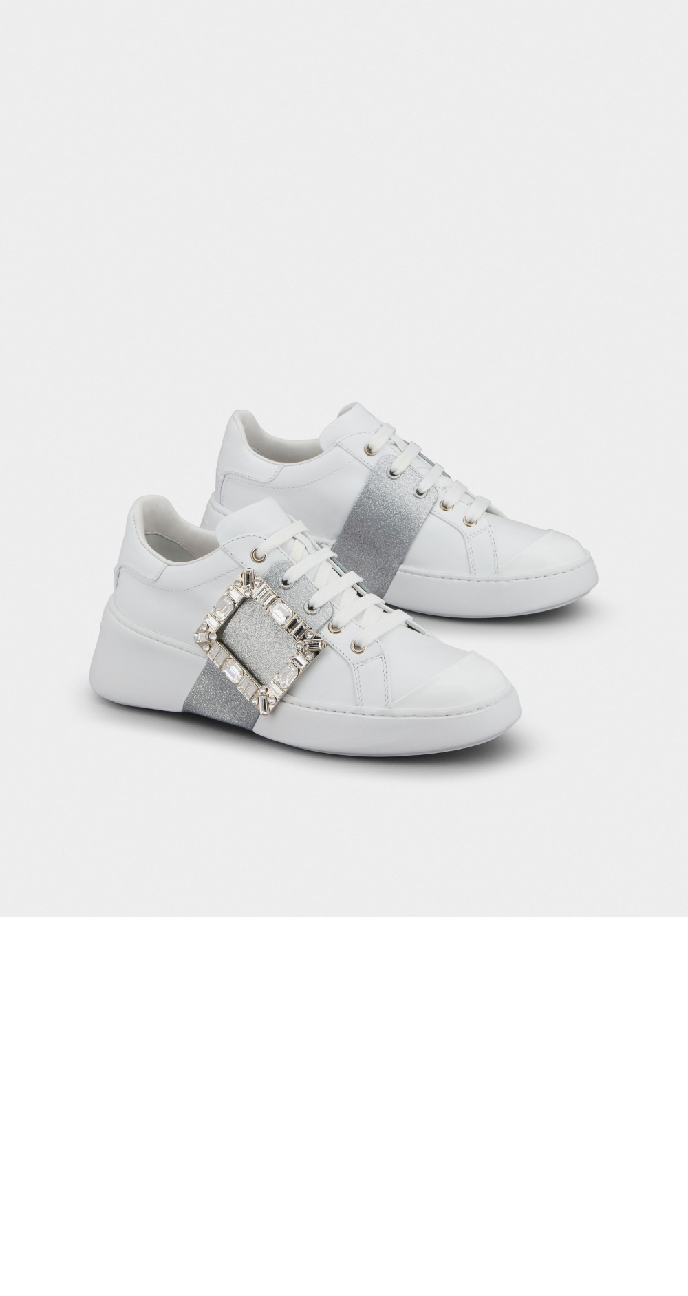 로저비비에 비브 스케이트 글리터 스트라스 버클 스니커즈 5423