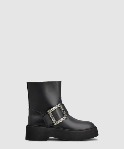 로저비비에 비브 레인저스 바이커 부티 7403