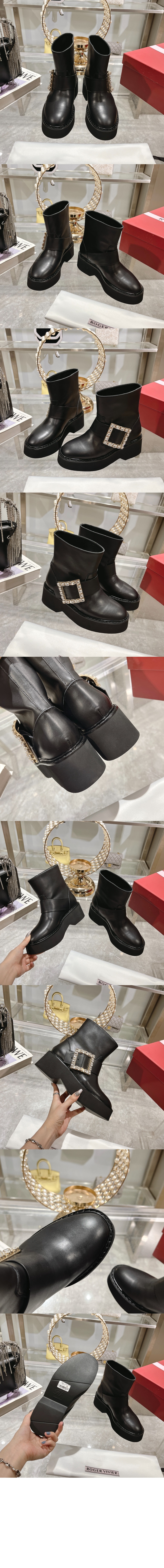 로저비비에 비브 레인저스 바이커 부티 7403