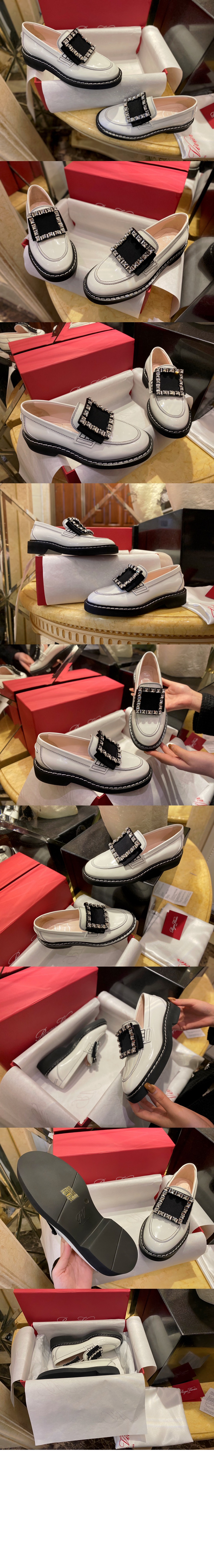 로저비비에 로퍼 레이스업 5483